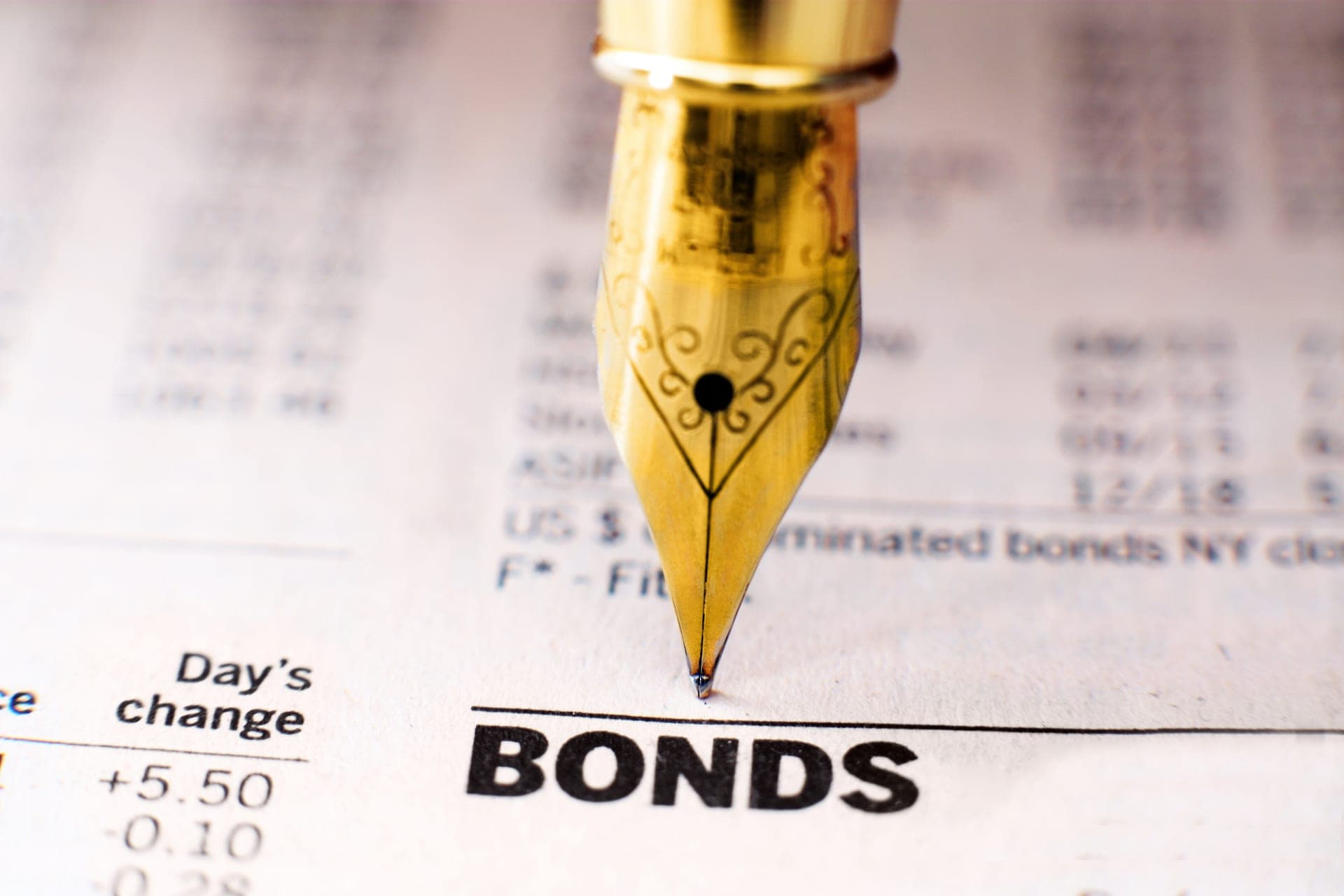 Bond market indices and financial data