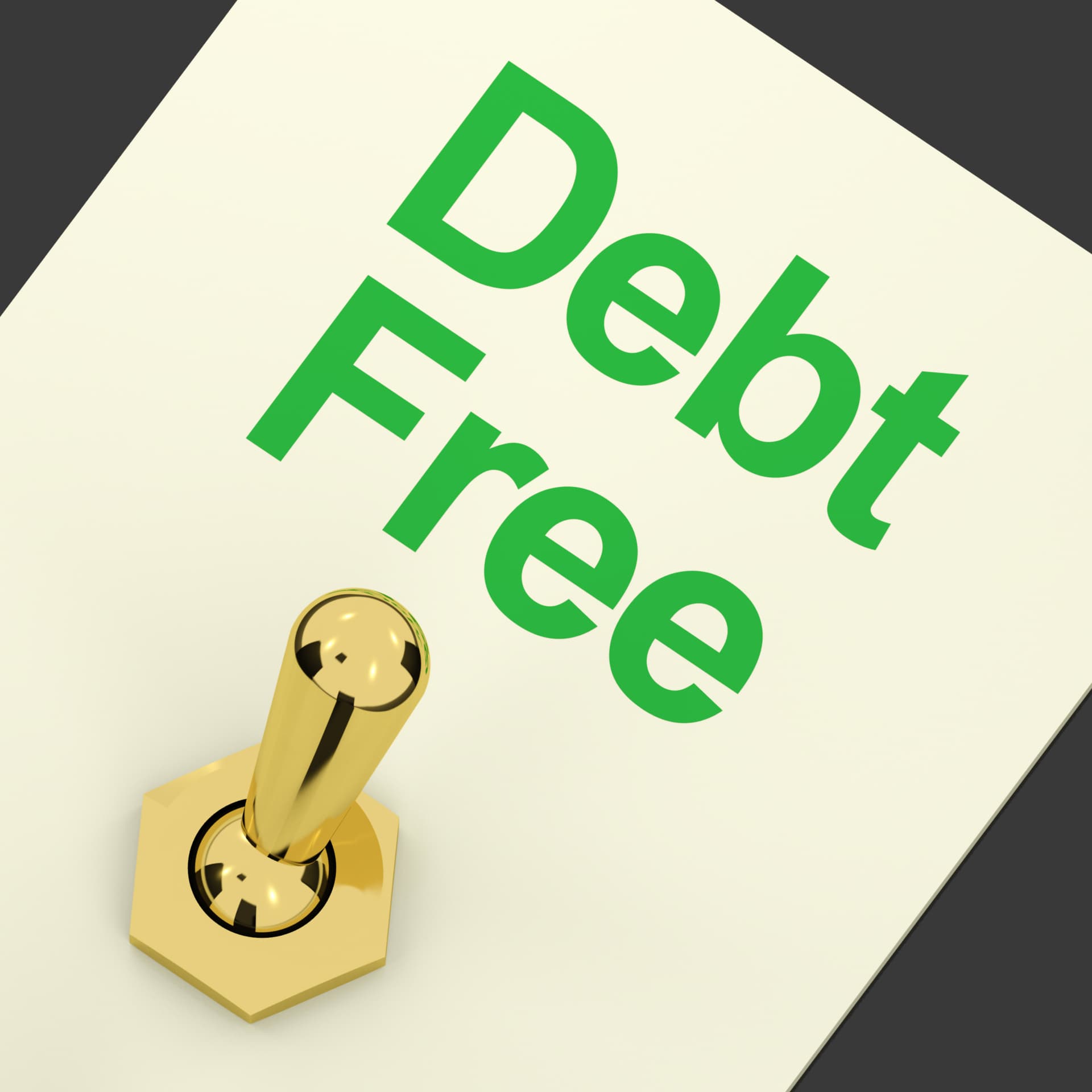 Debt Free switch showing recovery from debt