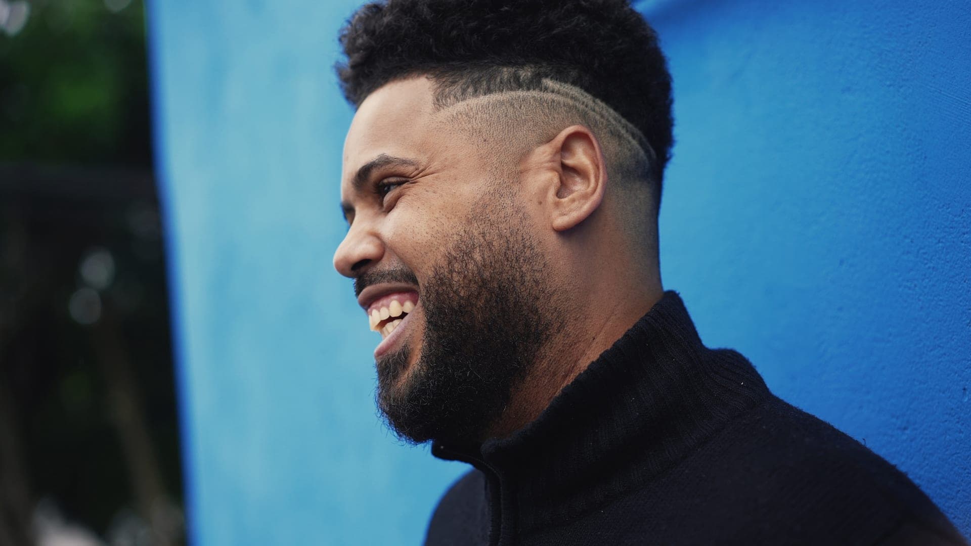 Happy person with values-aligned spending